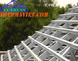 Hệ khung thép nhẹ dành cho hệ mái nhà