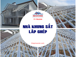 Nhà Khung Sắt Lắp Ghép