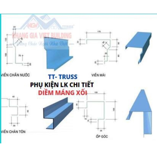 Phụ kiện TT-Truss Liên Kết Diềm Máng Xối