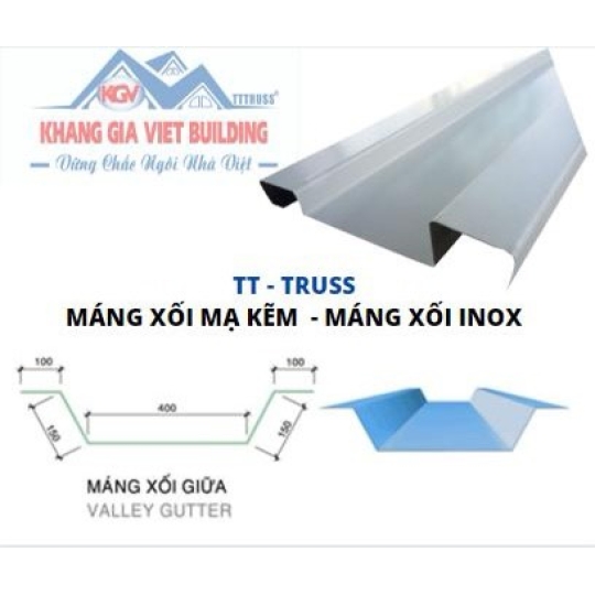 Phụ kiện TT-Truss Liên Kết Máng Xối Mạ Kẽm - Máng Xối Inox