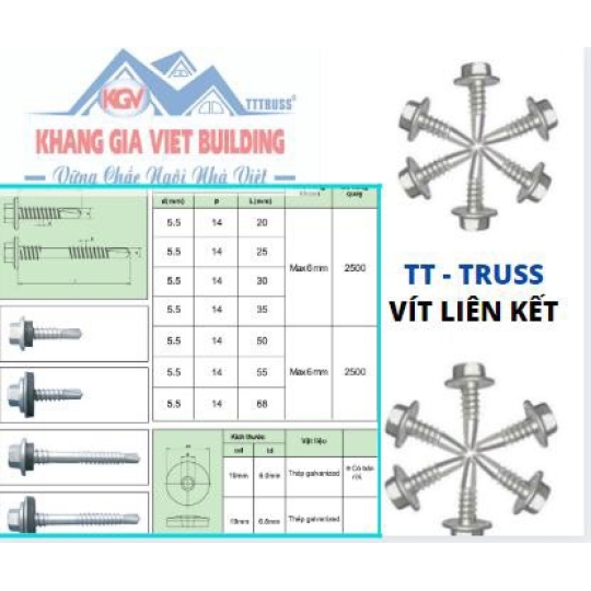 Phụ kiện TT-Truss Vít Liên Kết